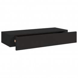 Acquista Scaffali con Cassetti da Parete 2 pz Neri 60x23,5x10 cm MDF con riferimento GHV-330258 della ditta GARDENHOME
