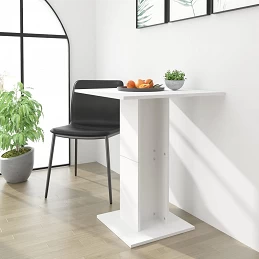 Acquista Tavolo da Bistrot Bianco 60x60x75 cm in Legno Multistrato con riferimento GHV-802102 della ditta GARDENHOME