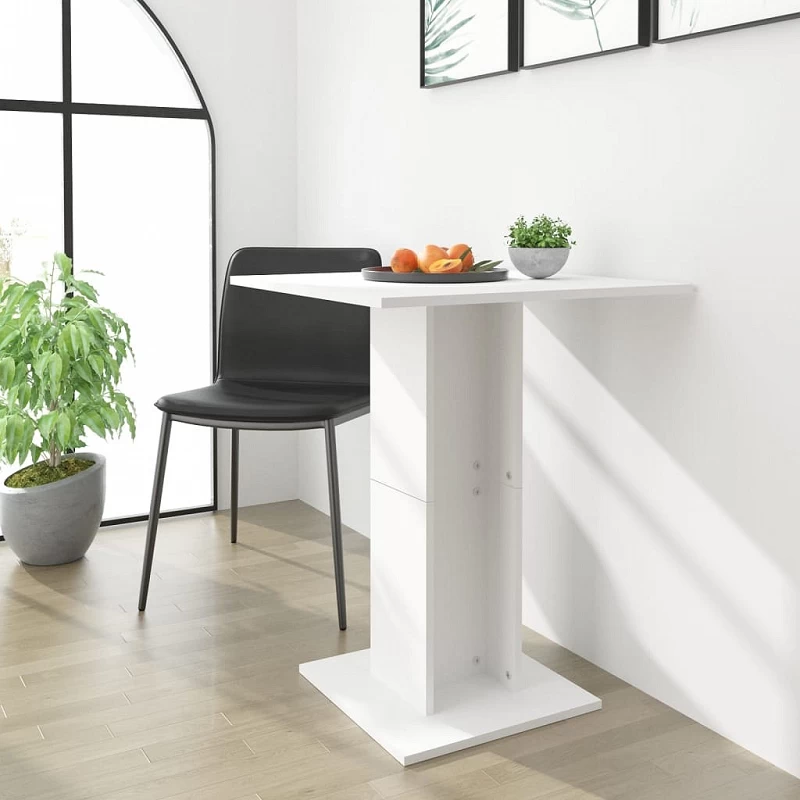 Acquista Tavolo da Bistrot Bianco 60x60x75 cm in Legno Multistrato con riferimento GHV-802102 della ditta GARDENHOME