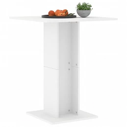 Acquista Tavolo da Bistrot Bianco 60x60x75 cm in Legno Multistrato con riferimento GHV-802102 della ditta GARDENHOME