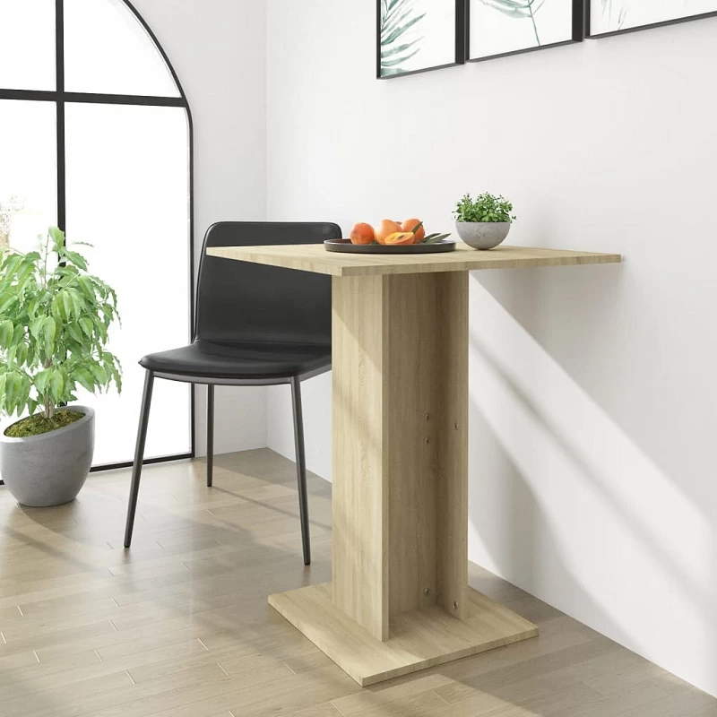 Acquista Tavolo da Bistrot Rovere Sonoma 60x60x75 cm in Truciolato con riferimento GHV-802105 della ditta GARDENHOME