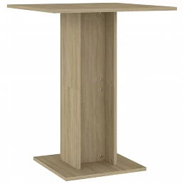Acquista Tavolo da Bistrot Rovere Sonoma 60x60x75 cm in Truciolato con riferimento GHV-802105 della ditta GARDENHOME