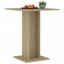 Acquista Tavolo da Bistrot Rovere Sonoma 60x60x75 cm in Truciolato con riferimento GHV-802105 della ditta GARDENHOME