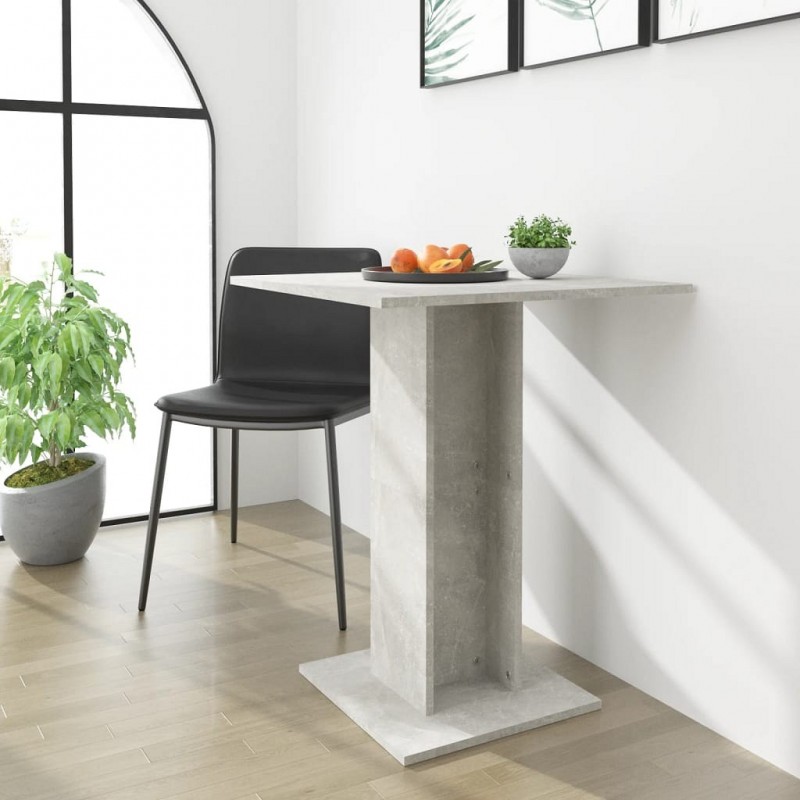 Acquista Tavolo da Bistrot Grigio Cemento 60x60x75 cm in Truciolato con riferimento GHV-802106 della ditta GARDENHOME