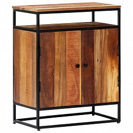 Acquista Credenza 60x35x76 cm in Legno Massello di Recupero e Acciaio con riferimento GHV-282727 della ditta GARDENHOME
