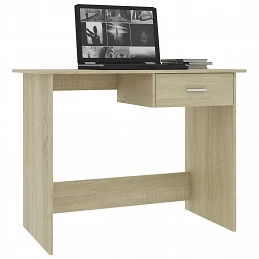 Acquista Scrivania Rovere Sonoma 100x50x76 cm in Truciolato con riferimento GHV-800552 della ditta GARDENHOME