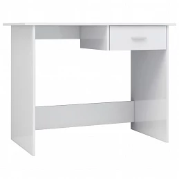 Acquista Scrivania Bianco Lucido 100x50x76 cm in Truciolato con riferimento GHV-800555 della ditta GARDENHOME