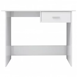 Acquista Scrivania Bianco Lucido 100x50x76 cm in Truciolato con riferimento GHV-800555 della ditta GARDENHOME