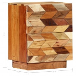 Acquista Comodino 40x30x50 cm in Legno Massello di Recupero con riferimento GHV-282731 della ditta GARDENHOME