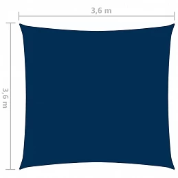 Acquista Vela Parasole in Tela Oxford Quadrata 3,6x3,6 m Blu con riferimento GHV-135523 della ditta GARDENHOME