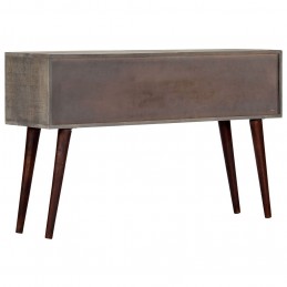 Acquista Tavolo Consolle Grigio 120x35x75 cm in Massello di Mango Grezzo con riferimento GHV-282742 della ditta GARDENHOME
