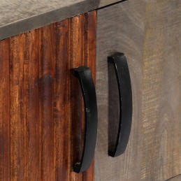 Acquista Tavolo Consolle Grigio 120x35x75 cm in Massello di Mango Grezzo con riferimento GHV-282742 della ditta GARDENHOME