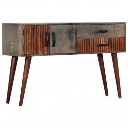 Acquista Tavolo Consolle Grigio 120x35x75 cm in Massello di Mango Grezzo con riferimento GHV-282742 della ditta GARDENHOME