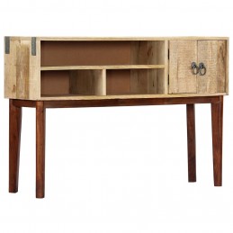 Acquista Tavolo Consolle 115x30x76 cm in Legno Massello di Mango Grezzo con riferimento GHV-282746 della ditta GARDENHOME