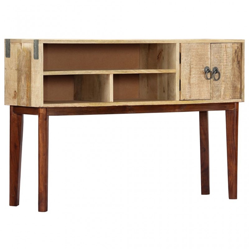 Acquista Tavolo Consolle 115x30x76 cm in Legno Massello di Mango Grezzo con riferimento GHV-282746 della ditta GARDENHOME