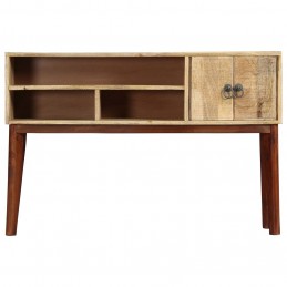 Acquista Tavolo Consolle 115x30x76 cm in Legno Massello di Mango Grezzo con riferimento GHV-282746 della ditta GARDENHOME