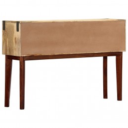 Acquista Tavolo Consolle 115x30x76 cm in Legno Massello di Mango Grezzo con riferimento GHV-282746 della ditta GARDENHOME