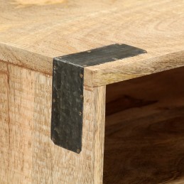Acquista Tavolo Consolle 115x30x76 cm in Legno Massello di Mango Grezzo con riferimento GHV-282746 della ditta GARDENHOME