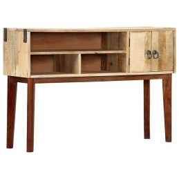 Acquista Tavolo Consolle 115x30x76 cm in Legno Massello di Mango Grezzo con riferimento GHV-282746 della ditta GARDENHOME