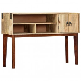Acquista Tavolo Consolle 115x30x76 cm in Legno Massello di Mango Grezzo con riferimento GHV-282746 della ditta GARDENHOME