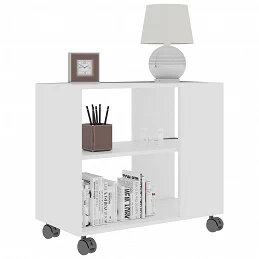 Acquista Tavolino da Salotto Bianco 70x35x55 cm in Legno Multistrato con riferimento GHV-802120 della ditta GARDENHOME