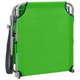 Acquista Lettino Prendisole con Baldacchino in Acciaio Verde con riferimento GHV-310335 della ditta GARDENHOME