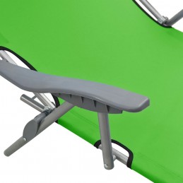 Acquista Lettino Prendisole con Baldacchino in Acciaio Verde con riferimento GHV-310335 della ditta GARDENHOME