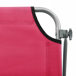 Acquista Lettino Prendisole con Baldacchino in Acciaio Rosa con riferimento GHV-310337 della ditta GARDENHOME