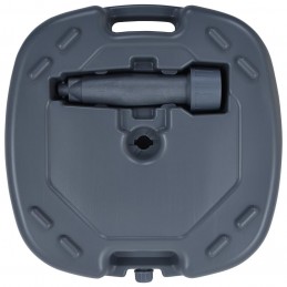 Acquista Base Ombrellone Portatile Grigia Riempibile con Sabbia/Acqua con riferimento GHV-47684 della ditta GARDENHOME