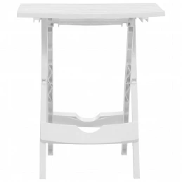 Acquista Tavolo da Giardino Pieghevole 45,5x38,5x50cm Bianco con riferimento GHV-47690 della ditta GARDENHOME