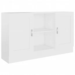 Acquista Credenza Bianca 120x30,5x70 cm in Legno Multistrato con riferimento GHV-802777 della ditta GARDENHOME
