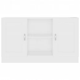 Acquista Credenza Bianca 120x30,5x70 cm in Legno Multistrato con riferimento GHV-802777 della ditta GARDENHOME