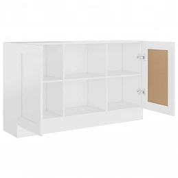 Acquista Credenza Bianca 120x30,5x70 cm in Legno Multistrato con riferimento GHV-802777 della ditta GARDENHOME