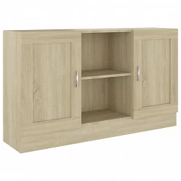 Acquista Credenza Rovere Sonoma 120x30,5x70 cm in Truciolato con riferimento GHV-802780 della ditta GARDENHOME