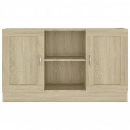 Acquista Credenza Rovere Sonoma 120x30,5x70 cm in Truciolato con riferimento GHV-802780 della ditta GARDENHOME