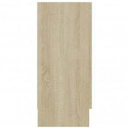 Acquista Armadietto con Vetrina Rovere Sonoma 120x30,5x70 cm Truciolato con riferimento GHV-802789 della ditta GARDENHOME