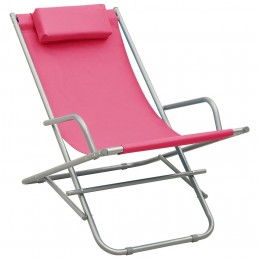 Acquista Sedie a Dondolo 2 pz in Acciaio Rosa con riferimento GHV-310341 della ditta GARDENHOME