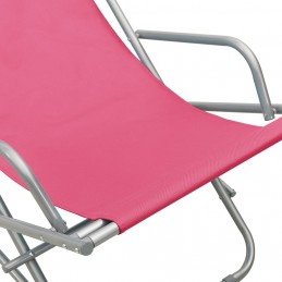Acquista Sedie a Dondolo 2 pz in Acciaio Rosa con riferimento GHV-310341 della ditta GARDENHOME