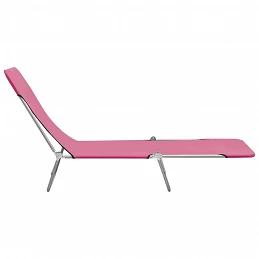 Acquista Lettini Prendisole Pieghevoli 2pz in Acciaio e Tessuto Rosa con riferimento GHV-310345 della ditta GARDENHOME
