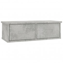 Acquista Scaffale Cassetti a Muro Grigio Cemento 60x26x18,5cm Truciolato con riferimento GHV-800589 della ditta GARDENHOME