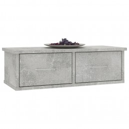 Acquista Scaffale Cassetti a Muro Grigio Cemento 60x26x18,5cm Truciolato con riferimento GHV-800589 della ditta GARDENHOME