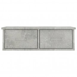 Acquista Scaffale Cassetti a Muro Grigio Cemento 60x26x18,5cm Truciolato con riferimento GHV-800589 della ditta GARDENHOME