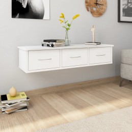 Acquista Scaffale con Cassetti a Parete Bianco 88x26x18,5 cm Truciolato con riferimento GHV-800594 della ditta GARDENHOME