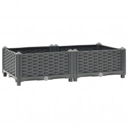 Acquista Fioriera Rialzata 80x40x23 cm in Polipropilene con riferimento GHV-310398 della ditta GARDENHOME