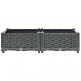 Acquista Fioriera Rialzata 80x40x23 cm in Polipropilene con riferimento GHV-310398 della ditta GARDENHOME
