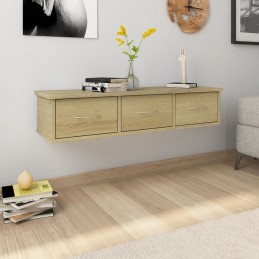 Acquista Scaffale Cassetti a Muro Rovere Sonoma 88x26x18,5 cm Truciolato con riferimento GHV-800597 della ditta GARDENHOME