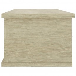 Acquista Scaffale Cassetti a Muro Rovere Sonoma 88x26x18,5 cm Truciolato con riferimento GHV-800597 della ditta GARDENHOME