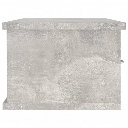 Acquista Scaffale Cassetti a Muro Grigio Cemento 88x26x18,5cm Truciolato con riferimento GHV-800598 della ditta GARDENHOME