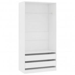 Acquista Armadio Bianco 100x50x200 cm in Legno Multistrato con riferimento GHV-800603 della ditta GARDENHOME