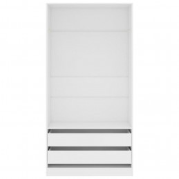 Acquista Armadio Bianco 100x50x200 cm in Legno Multistrato con riferimento GHV-800603 della ditta GARDENHOME